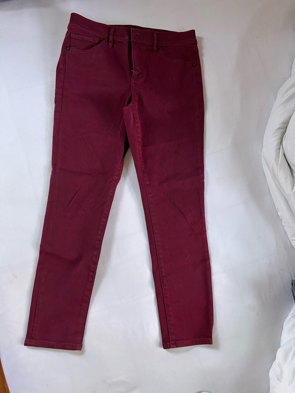 Express Women’s Maroon Skinny Jeans